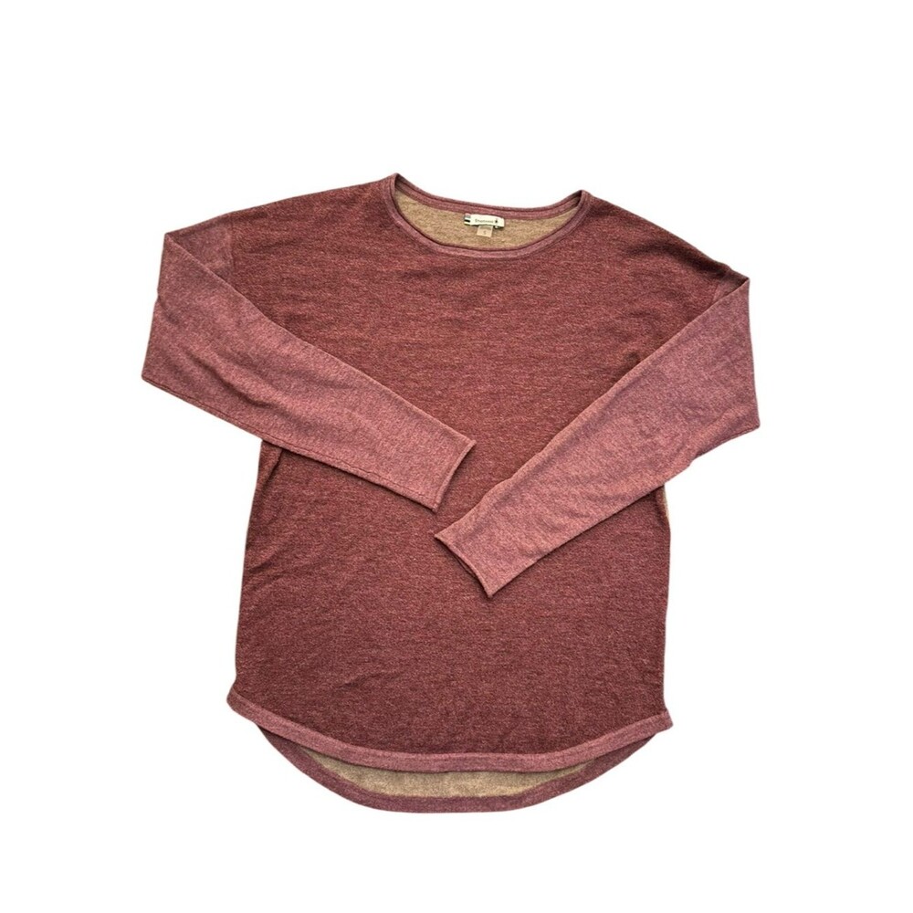 Smartwool Women's Long-Sleeve Crew Sweater in Burgundy Size Small